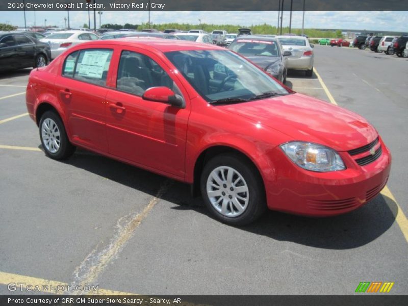 Victory Red / Gray 2010 Chevrolet Cobalt LT Sedan