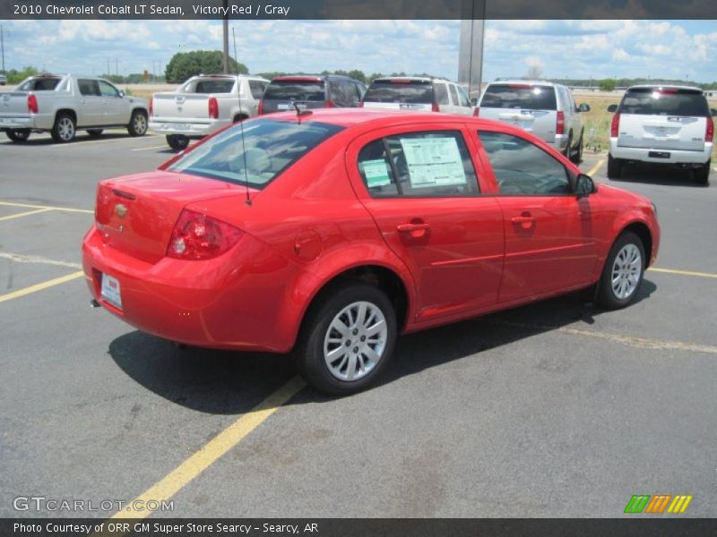 Victory Red / Gray 2010 Chevrolet Cobalt LT Sedan