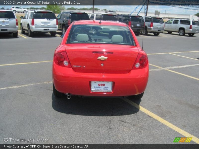 Victory Red / Gray 2010 Chevrolet Cobalt LT Sedan