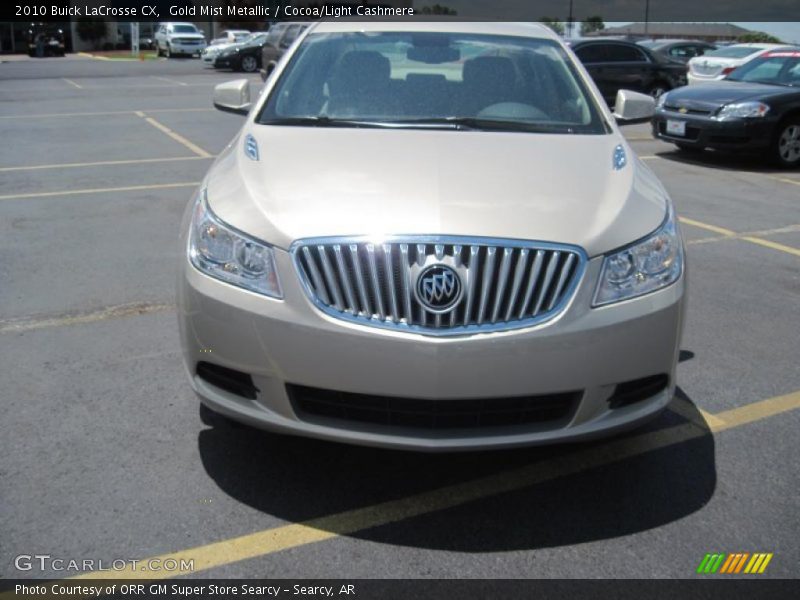 Gold Mist Metallic / Cocoa/Light Cashmere 2010 Buick LaCrosse CX