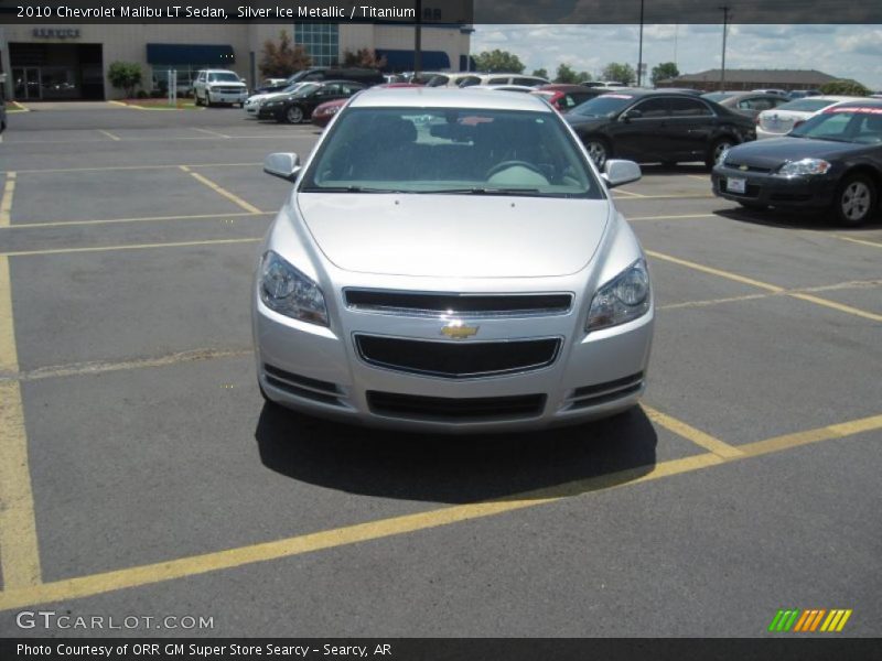 Silver Ice Metallic / Titanium 2010 Chevrolet Malibu LT Sedan