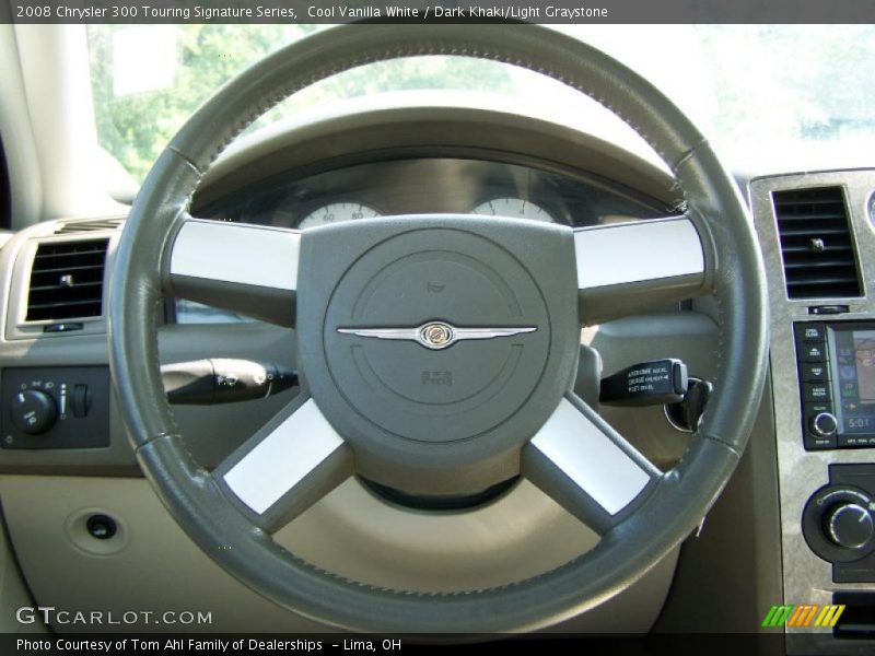 Cool Vanilla White / Dark Khaki/Light Graystone 2008 Chrysler 300 Touring Signature Series
