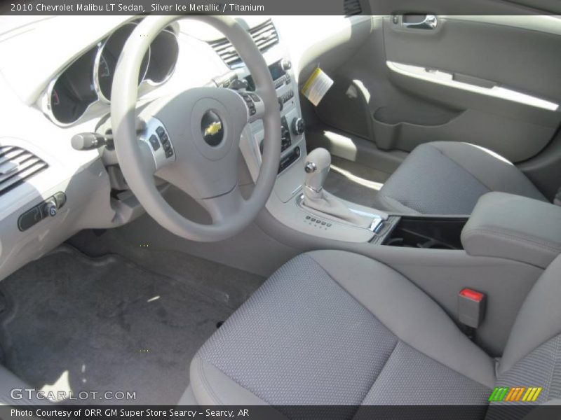 Silver Ice Metallic / Titanium 2010 Chevrolet Malibu LT Sedan
