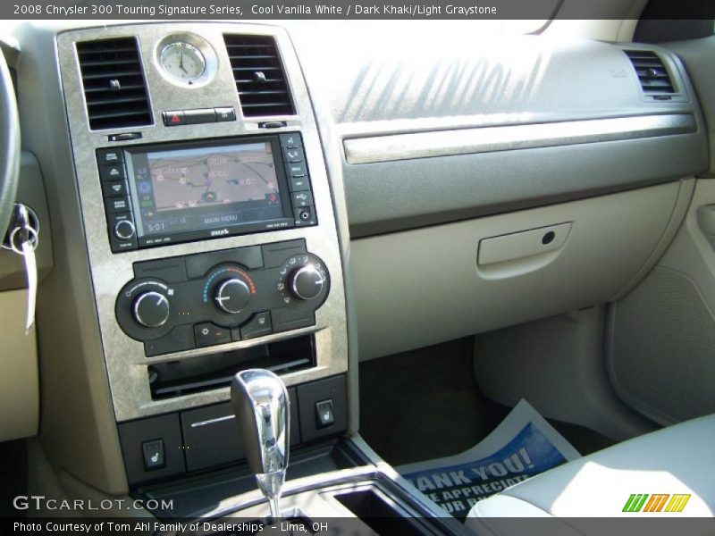 Cool Vanilla White / Dark Khaki/Light Graystone 2008 Chrysler 300 Touring Signature Series