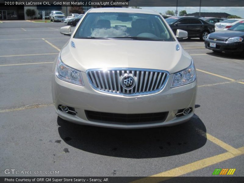 Gold Mist Metallic / Cocoa/Light Cashmere 2010 Buick LaCrosse CXL