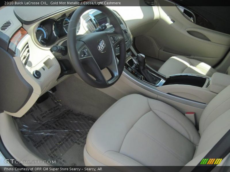 Gold Mist Metallic / Cocoa/Light Cashmere 2010 Buick LaCrosse CXL