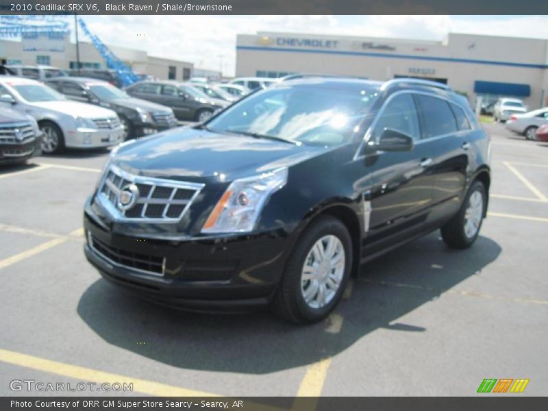Black Raven / Shale/Brownstone 2010 Cadillac SRX V6