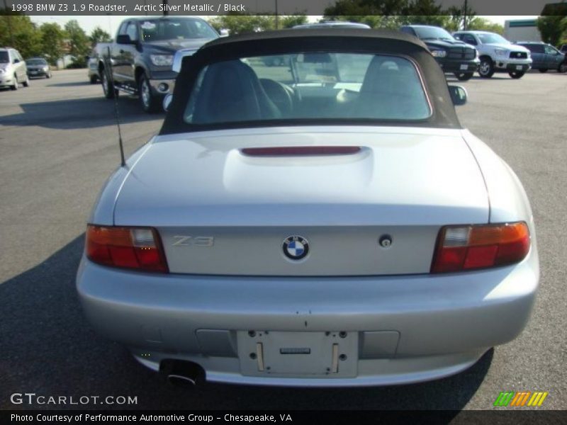 Arctic Silver Metallic / Black 1998 BMW Z3 1.9 Roadster