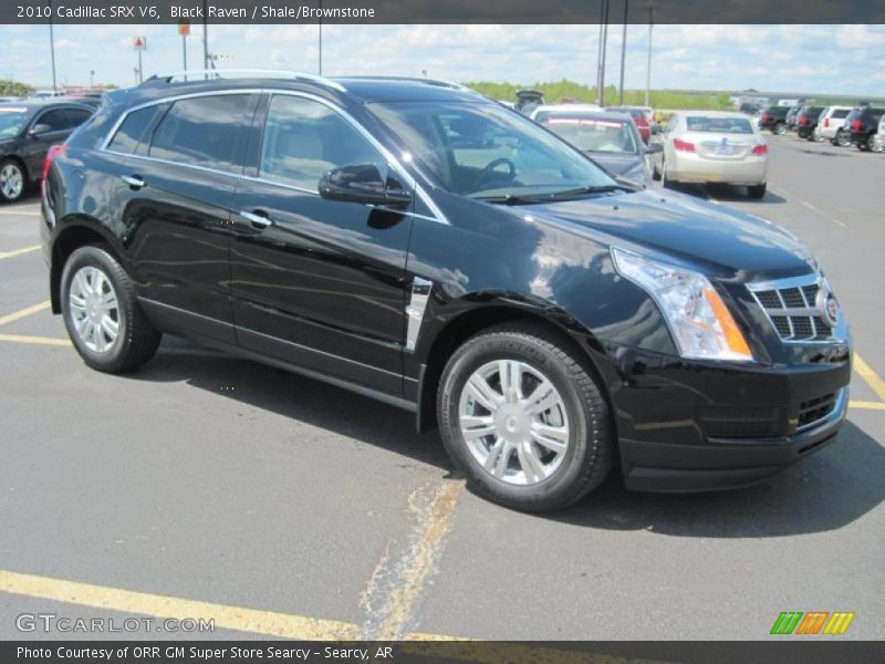 Black Raven / Shale/Brownstone 2010 Cadillac SRX V6