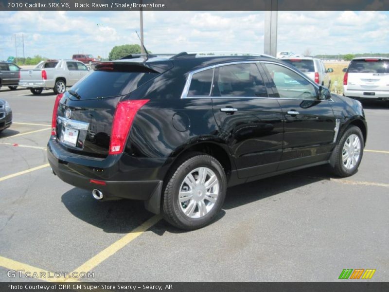 Black Raven / Shale/Brownstone 2010 Cadillac SRX V6