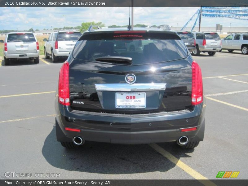 Black Raven / Shale/Brownstone 2010 Cadillac SRX V6