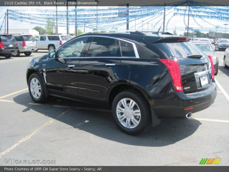 Black Raven / Shale/Brownstone 2010 Cadillac SRX V6