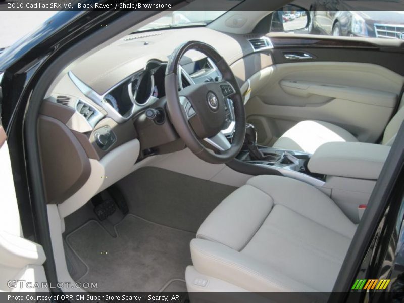 Black Raven / Shale/Brownstone 2010 Cadillac SRX V6