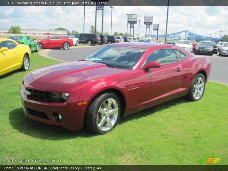 Red Jewel Metallic / Black 2011 Chevrolet Camaro LT Coupe
