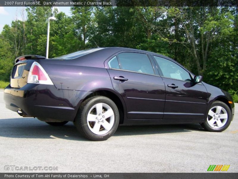 Dark Amethyst Metallic / Charcoal Black 2007 Ford Fusion SE