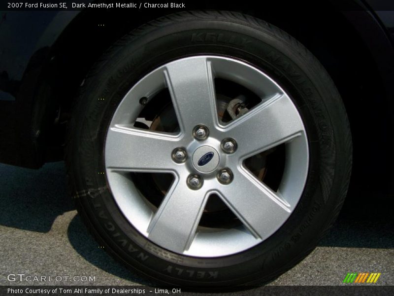 Dark Amethyst Metallic / Charcoal Black 2007 Ford Fusion SE