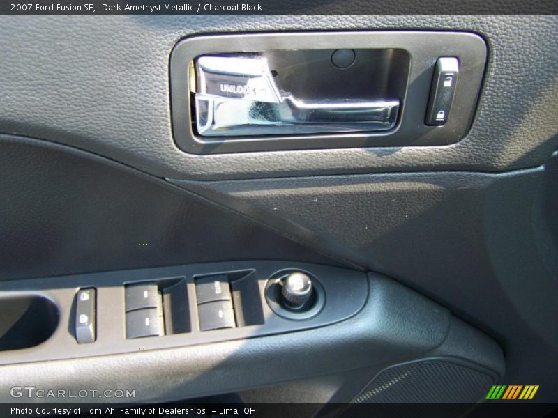 Dark Amethyst Metallic / Charcoal Black 2007 Ford Fusion SE