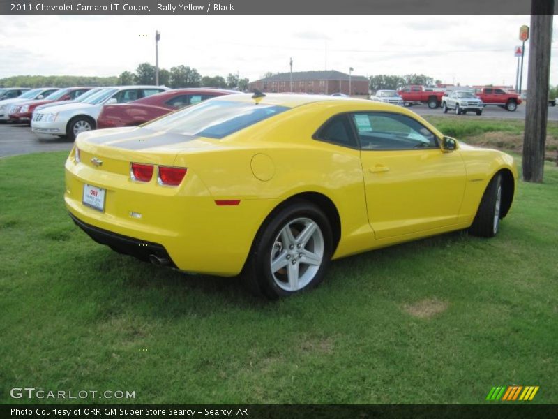 Rally Yellow / Black 2011 Chevrolet Camaro LT Coupe