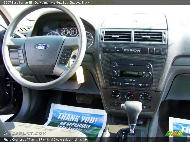 Dark Amethyst Metallic / Charcoal Black 2007 Ford Fusion SE