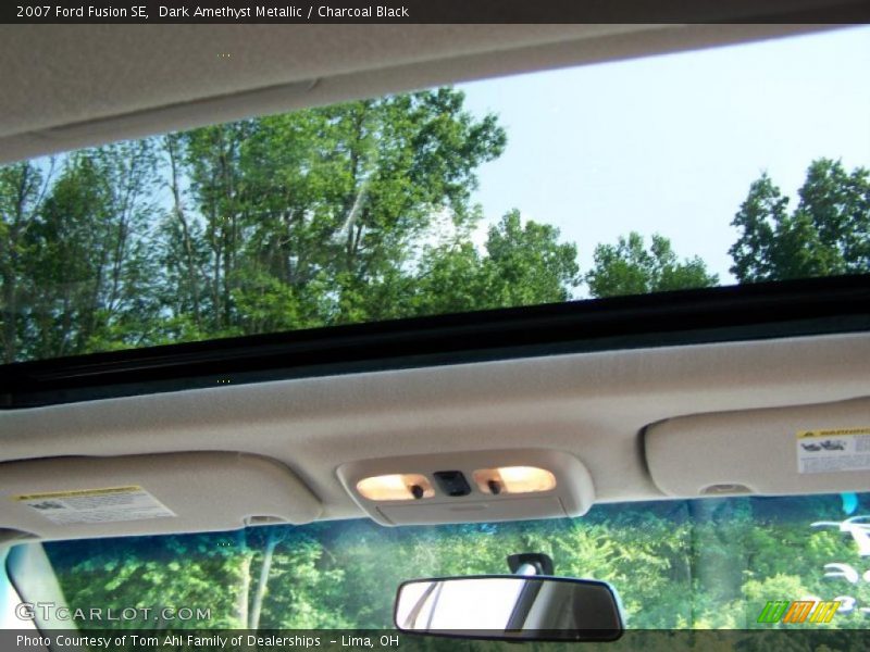 Dark Amethyst Metallic / Charcoal Black 2007 Ford Fusion SE