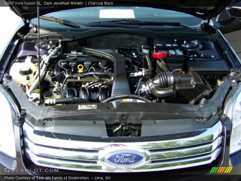 Dark Amethyst Metallic / Charcoal Black 2007 Ford Fusion SE