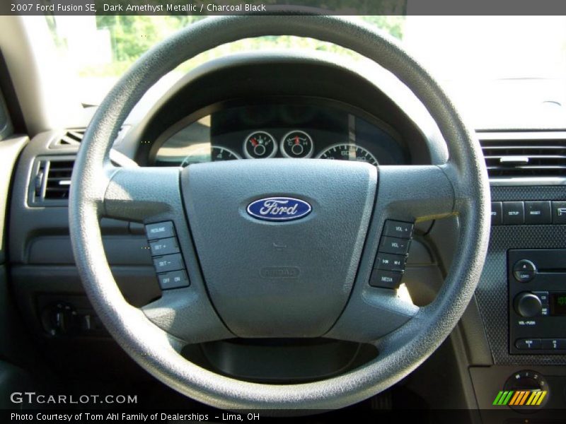 Dark Amethyst Metallic / Charcoal Black 2007 Ford Fusion SE