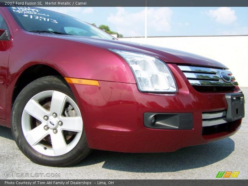 Merlot Metallic / Camel 2007 Ford Fusion SE