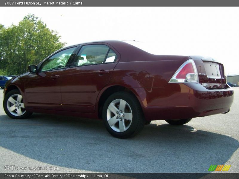 Merlot Metallic / Camel 2007 Ford Fusion SE