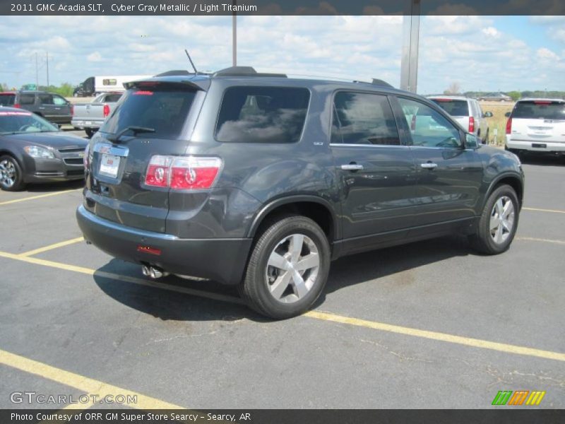 Cyber Gray Metallic / Light Titanium 2011 GMC Acadia SLT