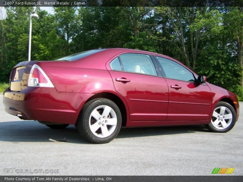 Merlot Metallic / Camel 2007 Ford Fusion SE