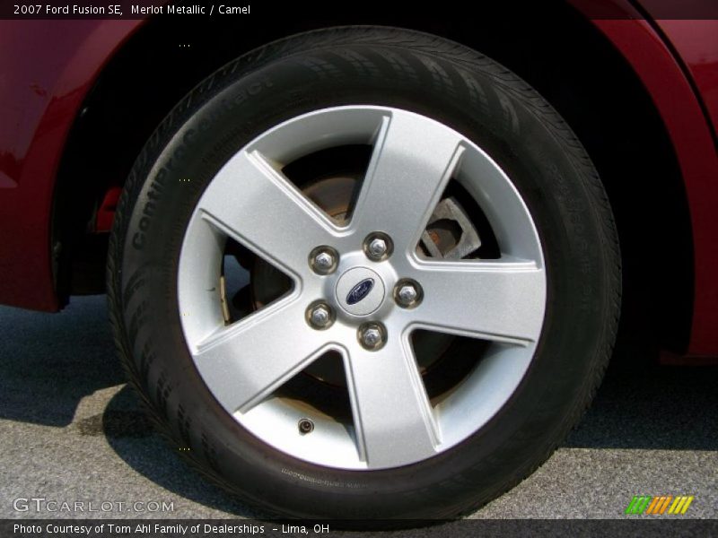 Merlot Metallic / Camel 2007 Ford Fusion SE