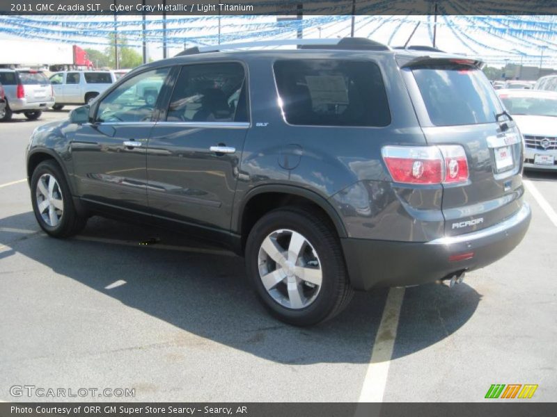 Cyber Gray Metallic / Light Titanium 2011 GMC Acadia SLT
