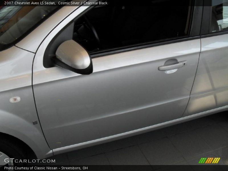 Cosmic Silver / Charcoal Black 2007 Chevrolet Aveo LS Sedan