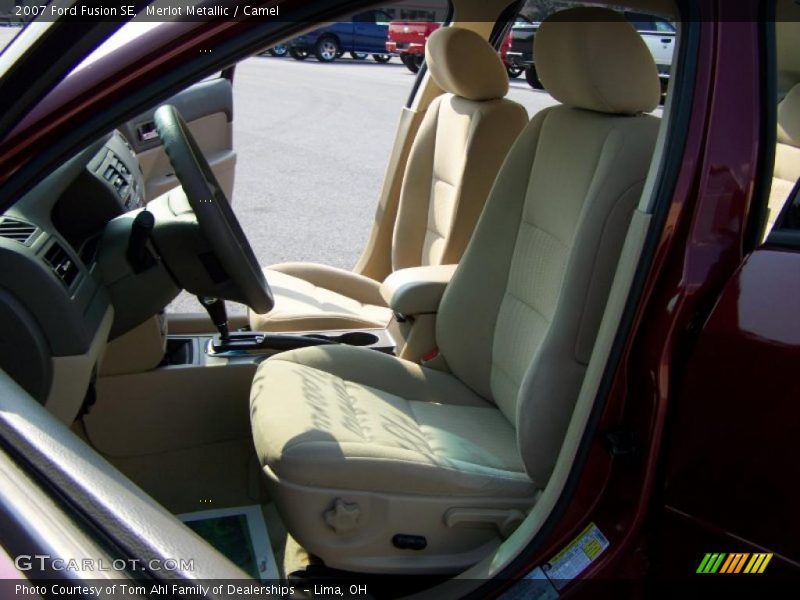 Merlot Metallic / Camel 2007 Ford Fusion SE