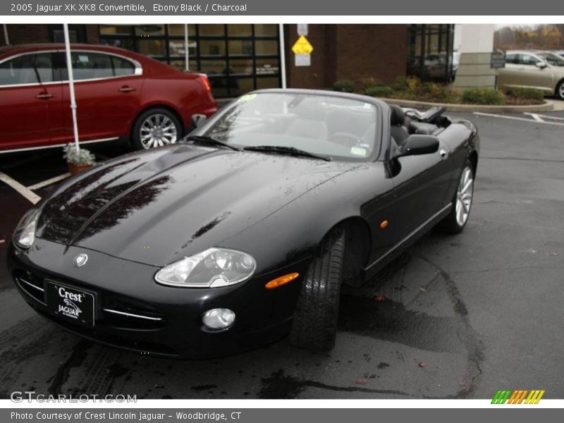 Ebony Black / Charcoal 2005 Jaguar XK XK8 Convertible