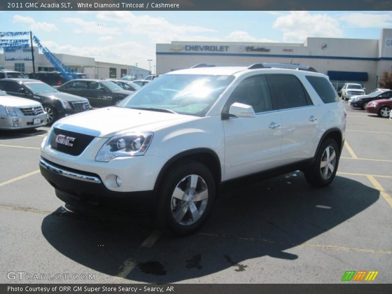White Diamond Tintcoat / Cashmere 2011 GMC Acadia SLT