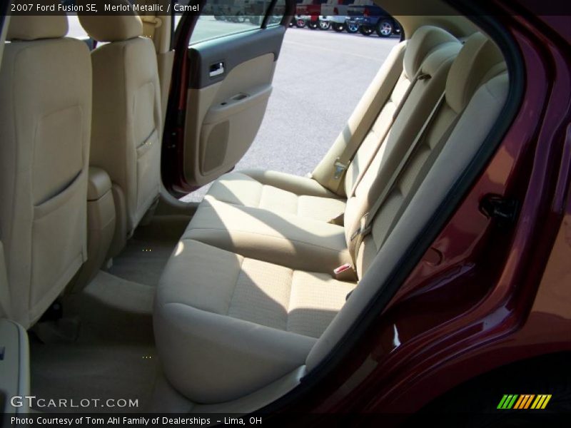 Merlot Metallic / Camel 2007 Ford Fusion SE