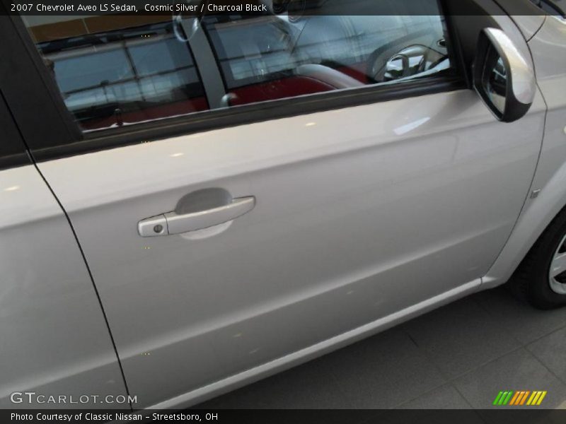 Cosmic Silver / Charcoal Black 2007 Chevrolet Aveo LS Sedan
