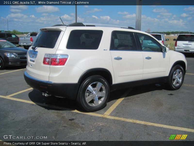 White Diamond Tintcoat / Cashmere 2011 GMC Acadia SLT
