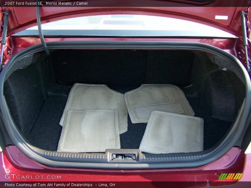 Merlot Metallic / Camel 2007 Ford Fusion SE