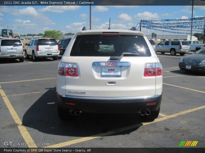 White Diamond Tintcoat / Cashmere 2011 GMC Acadia SLT
