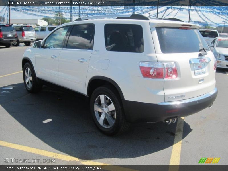 White Diamond Tintcoat / Cashmere 2011 GMC Acadia SLT