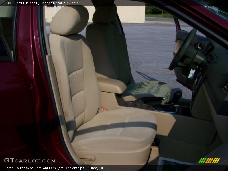 Merlot Metallic / Camel 2007 Ford Fusion SE