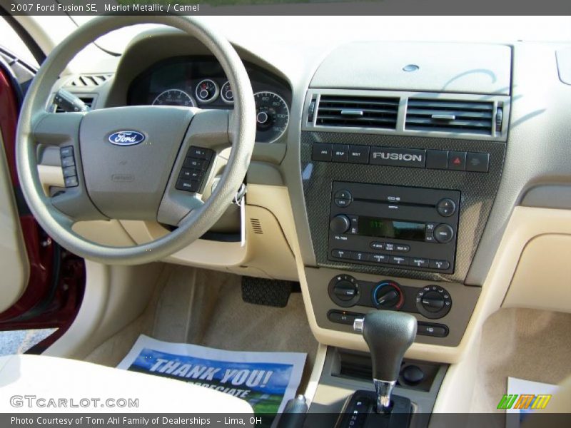 Merlot Metallic / Camel 2007 Ford Fusion SE