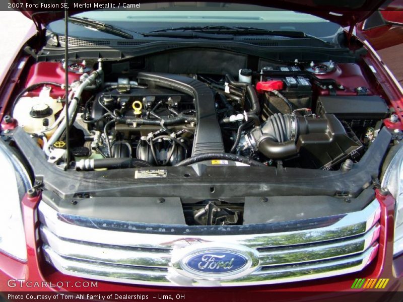 Merlot Metallic / Camel 2007 Ford Fusion SE