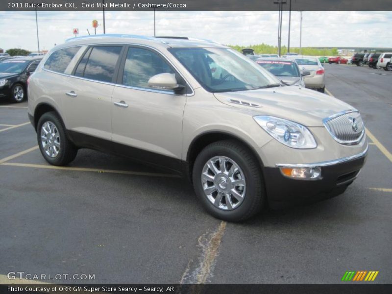 Gold Mist Metallic / Cashmere/Cocoa 2011 Buick Enclave CXL