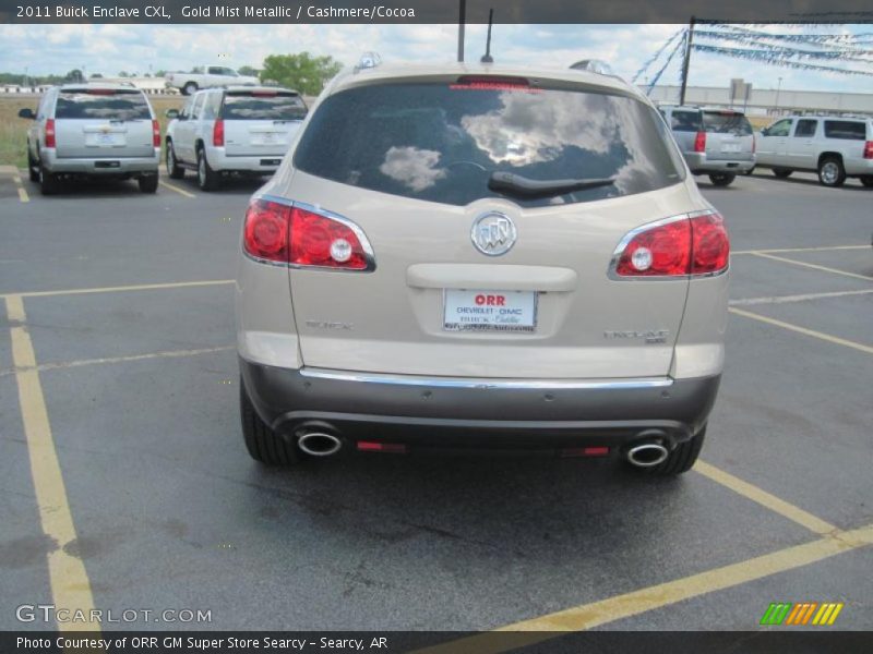 Gold Mist Metallic / Cashmere/Cocoa 2011 Buick Enclave CXL