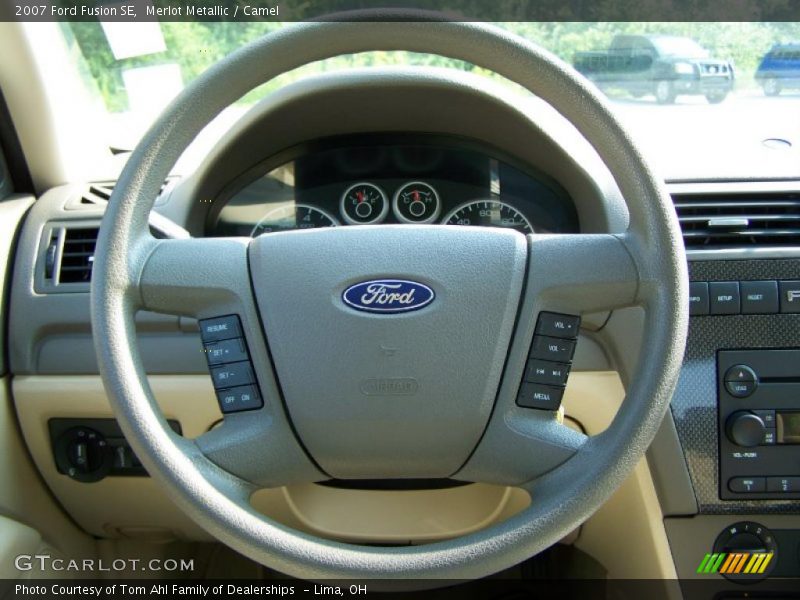 Merlot Metallic / Camel 2007 Ford Fusion SE