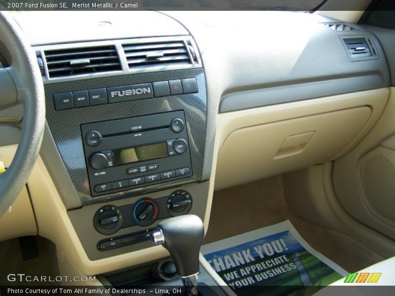 Merlot Metallic / Camel 2007 Ford Fusion SE
