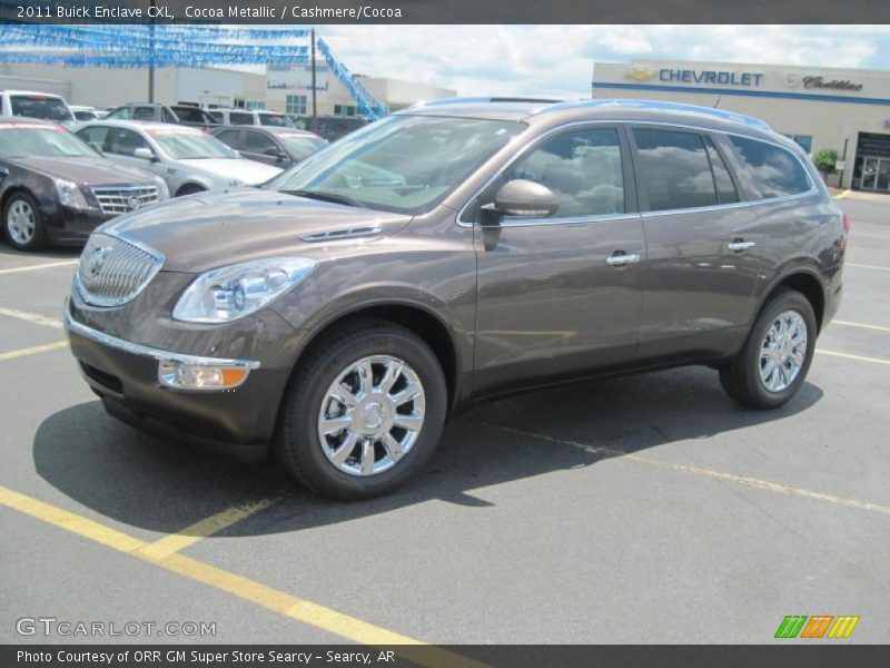 Cocoa Metallic / Cashmere/Cocoa 2011 Buick Enclave CXL